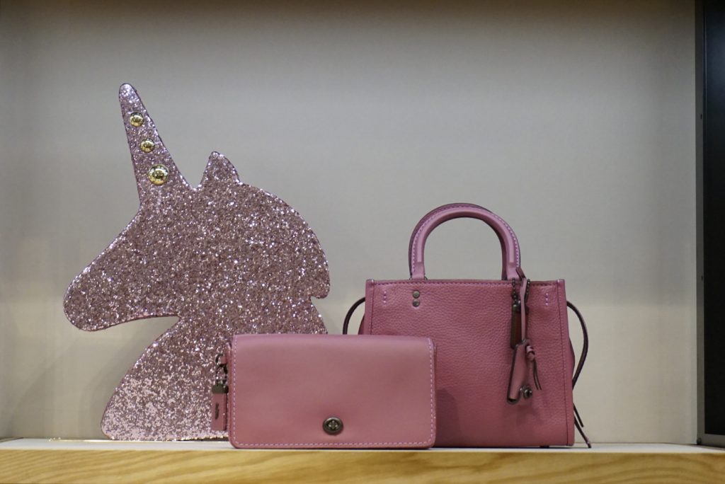 Coach Create Pink Dinkie and Unicorn