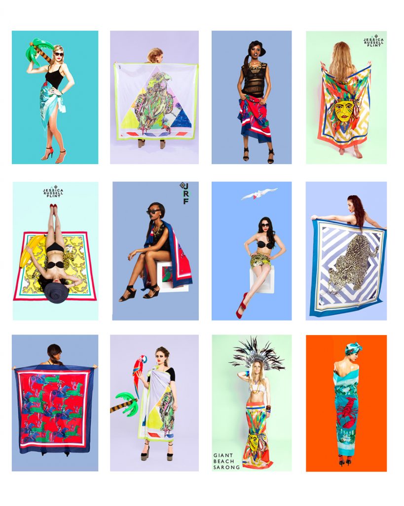 beach sarong examples from previous years jessica russell flint art