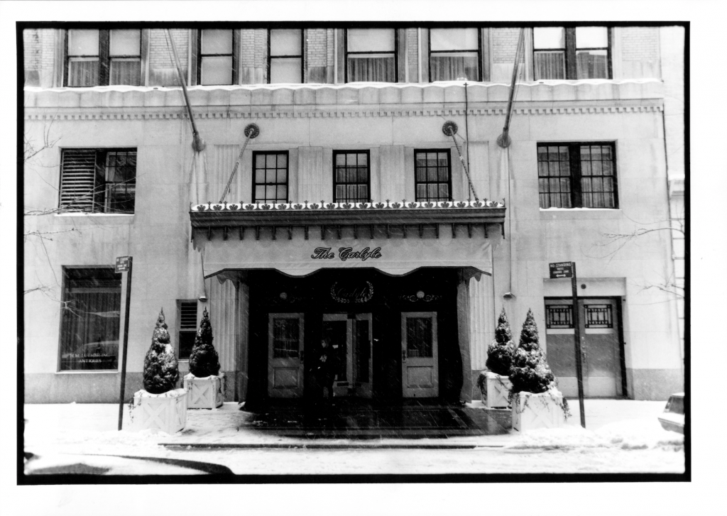 The Carlyle Hotel in Winter