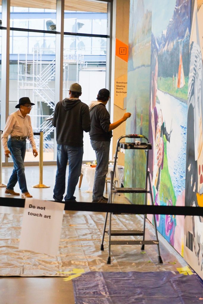 Calgary Central Library Indigenous Place making art