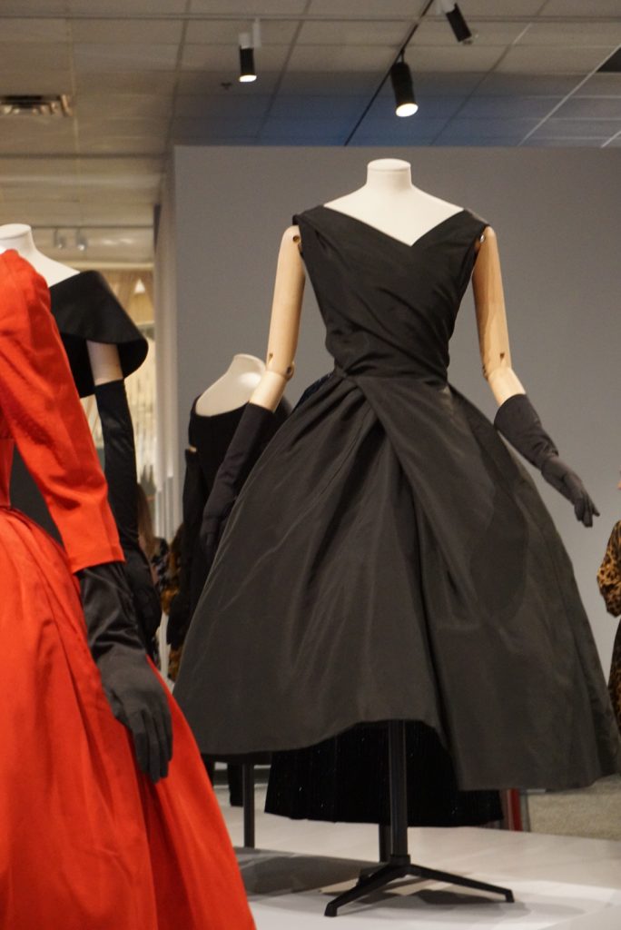 Dior little black dress at Glenbow