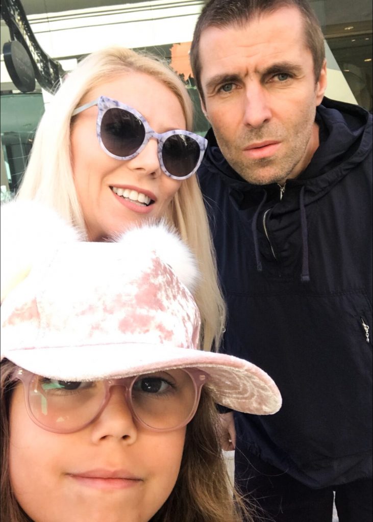 Liam Gallagher and Katrina Olson 2017