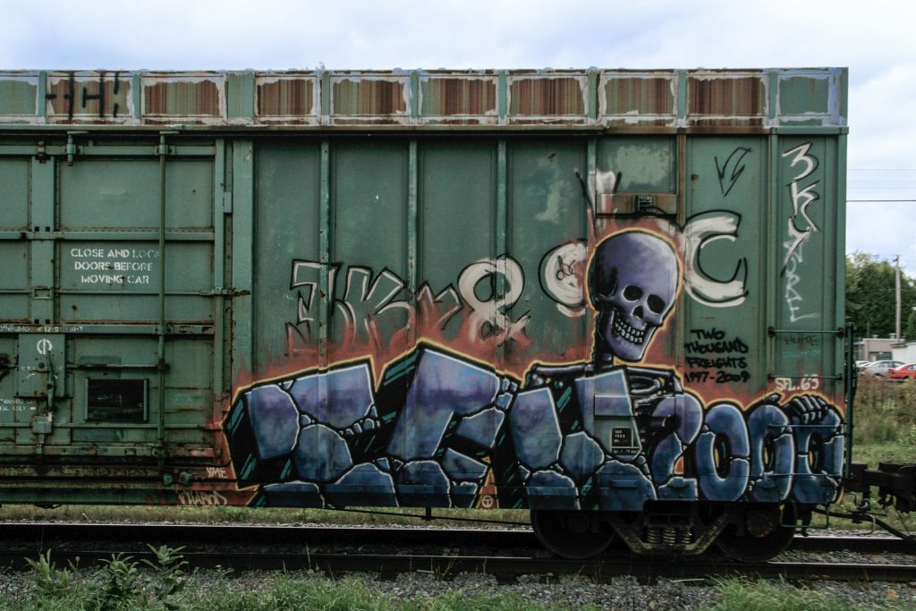 Freight Train Graffiti - Katrina Olson